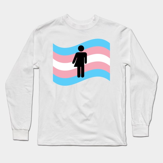 Transgender Long Sleeve T-Shirt by valentinahramov